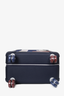 Hermès Indigo Taurillon Regate Leather and Canvas RMS Rolling Mobility Suitcase