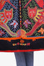Hermès Multicolour 'Légende Kuna' Silk Scarf