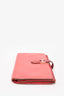 Hermès Pink Leather Bearn Wallet