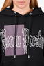 Heron Preston Black/Grey Graphic Hoodie Size XL Mens