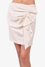 Isabel Marant Cream Ruched Mini Skirt Size 36