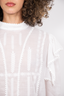 Isabel Marant Etoile White Embroidered Blouse Size 42