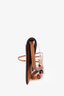 JW Anderson Brown Leather Chain Phone Pouch