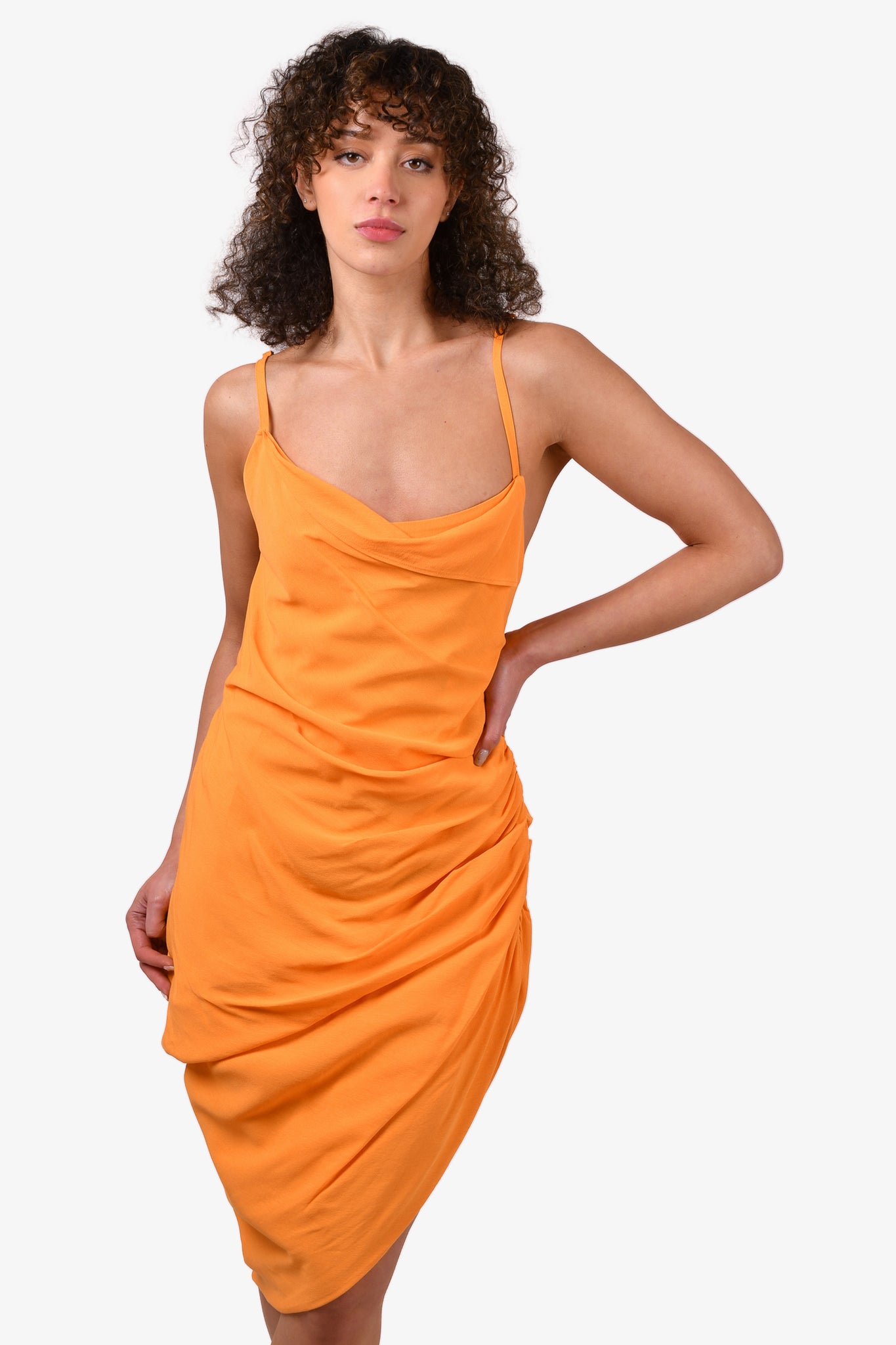 Jacquemus shop orange dress