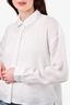 James Perse White Linen Button Down Shirt Size 2