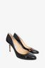 Jimmy Choo Black Patent Leather Heels Size 42