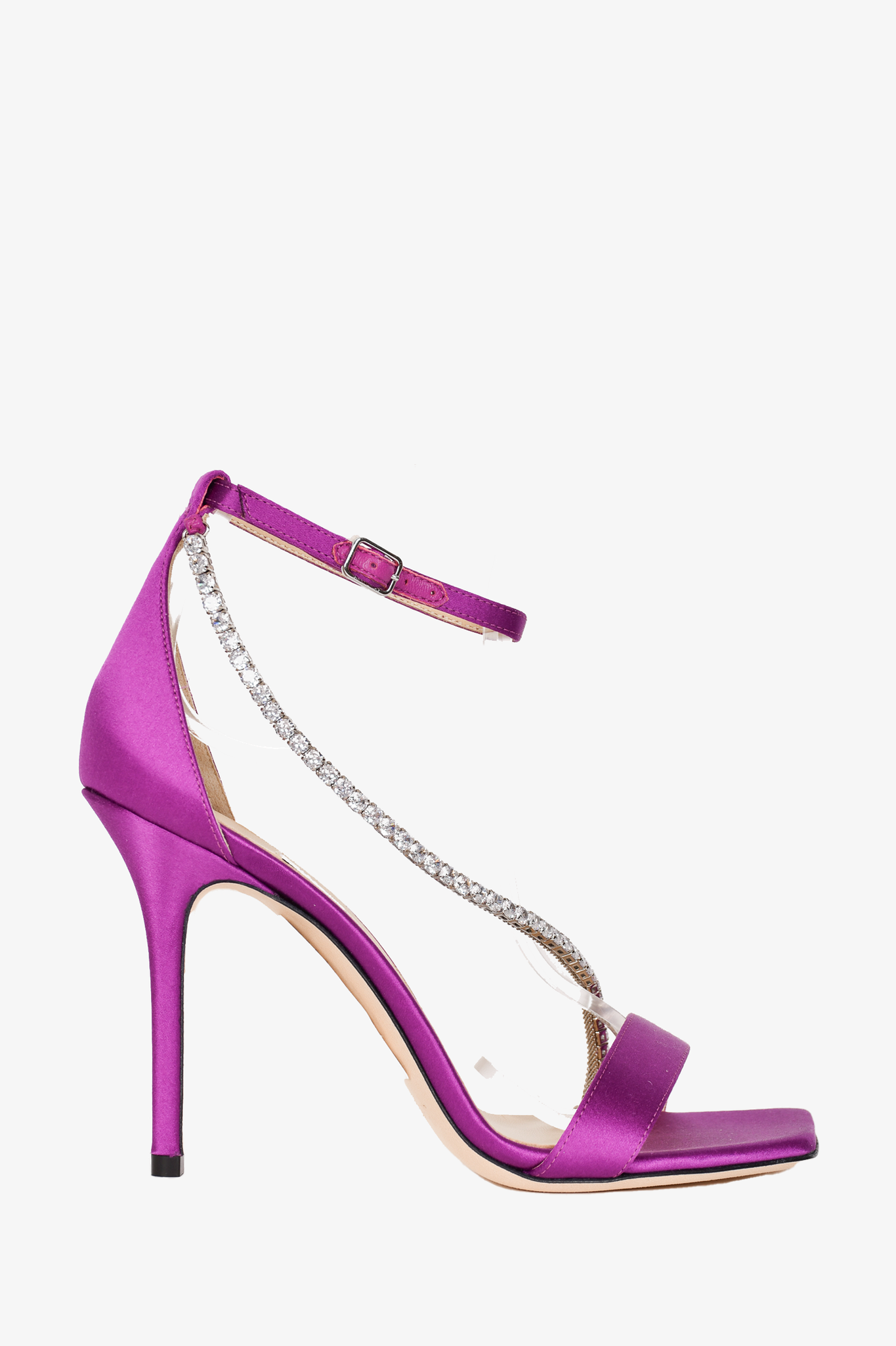 JIMMY CHOO: Saeda pumps in patent leather with rhinestones - Violet | JIMMY  CHOO high heel shoes SAEDA100BAQ online at GIGLIO.COM