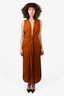 L*Space Dark Orange Sleeveless Knotted Maxi Dress Size M