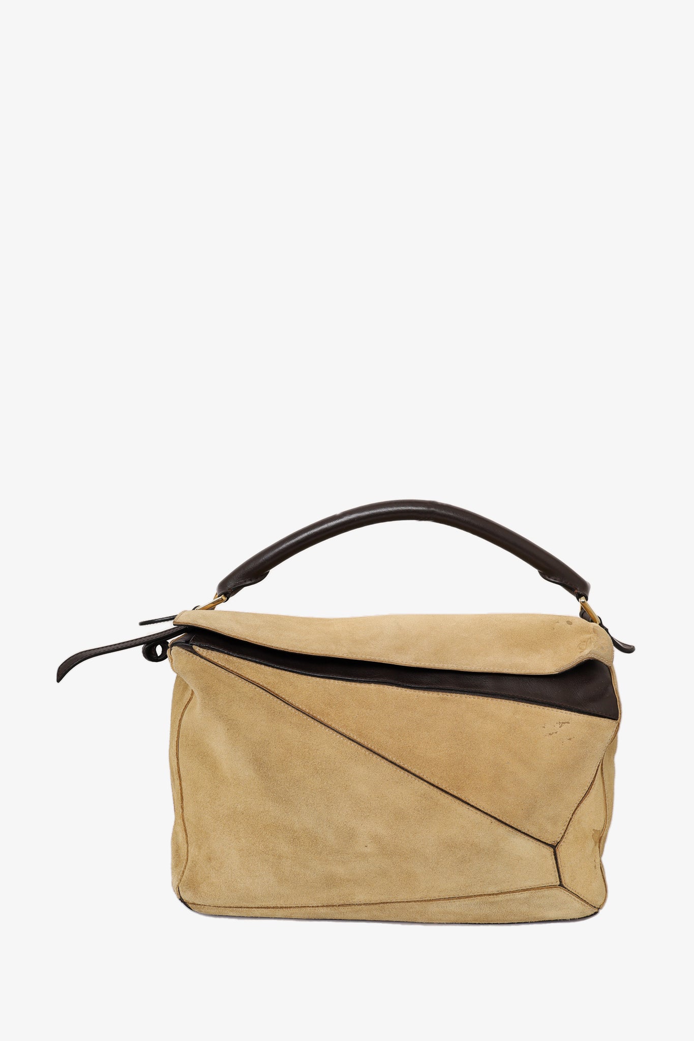 Loewe puzzle bag on sale suede