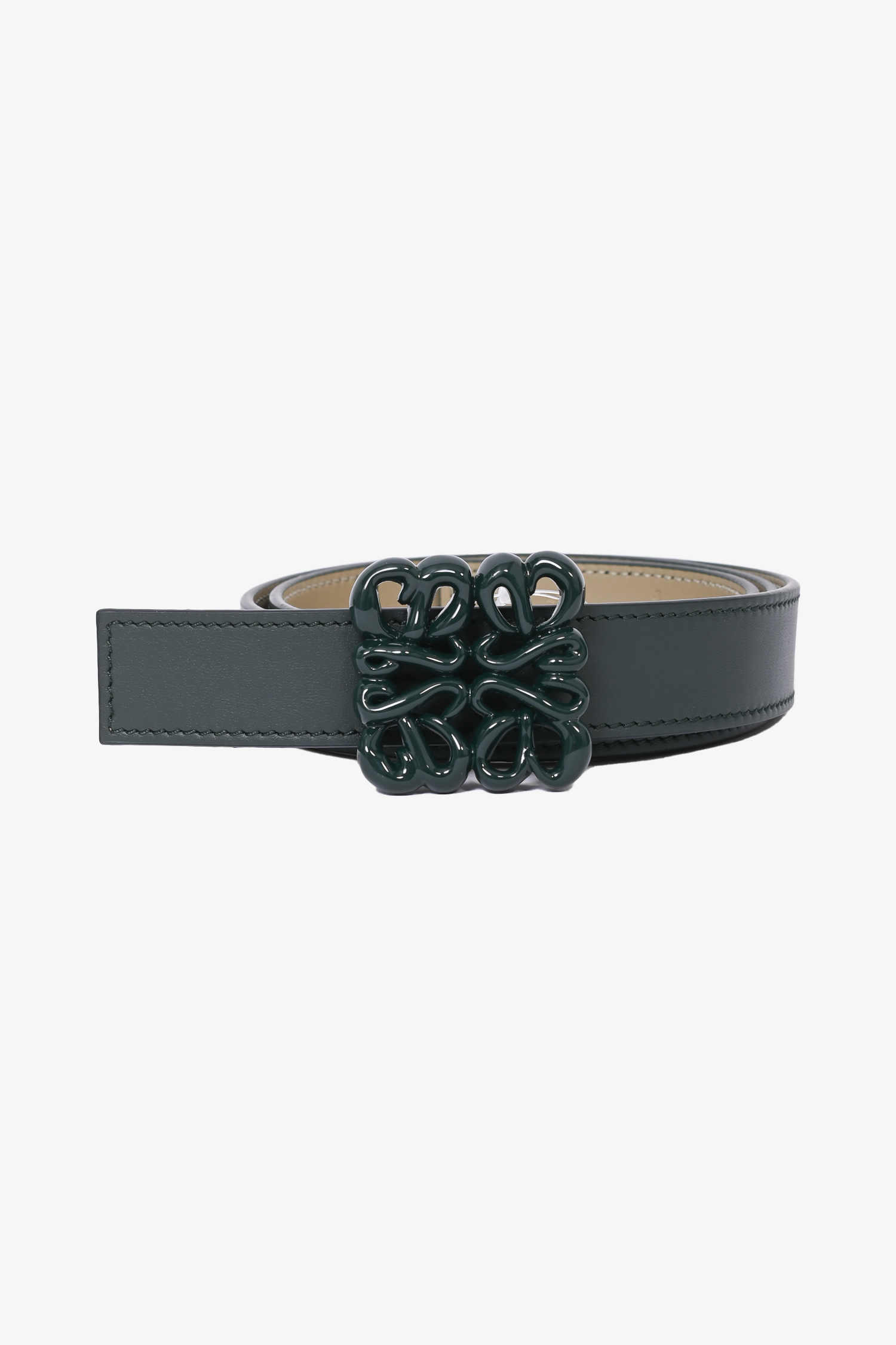 Anagram jacquard D-ring strap in grey - Loewe