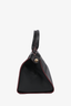 Longchamp Black Leather Pilage Tote