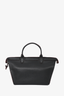 Longchamp Black Leather Pilage Tote