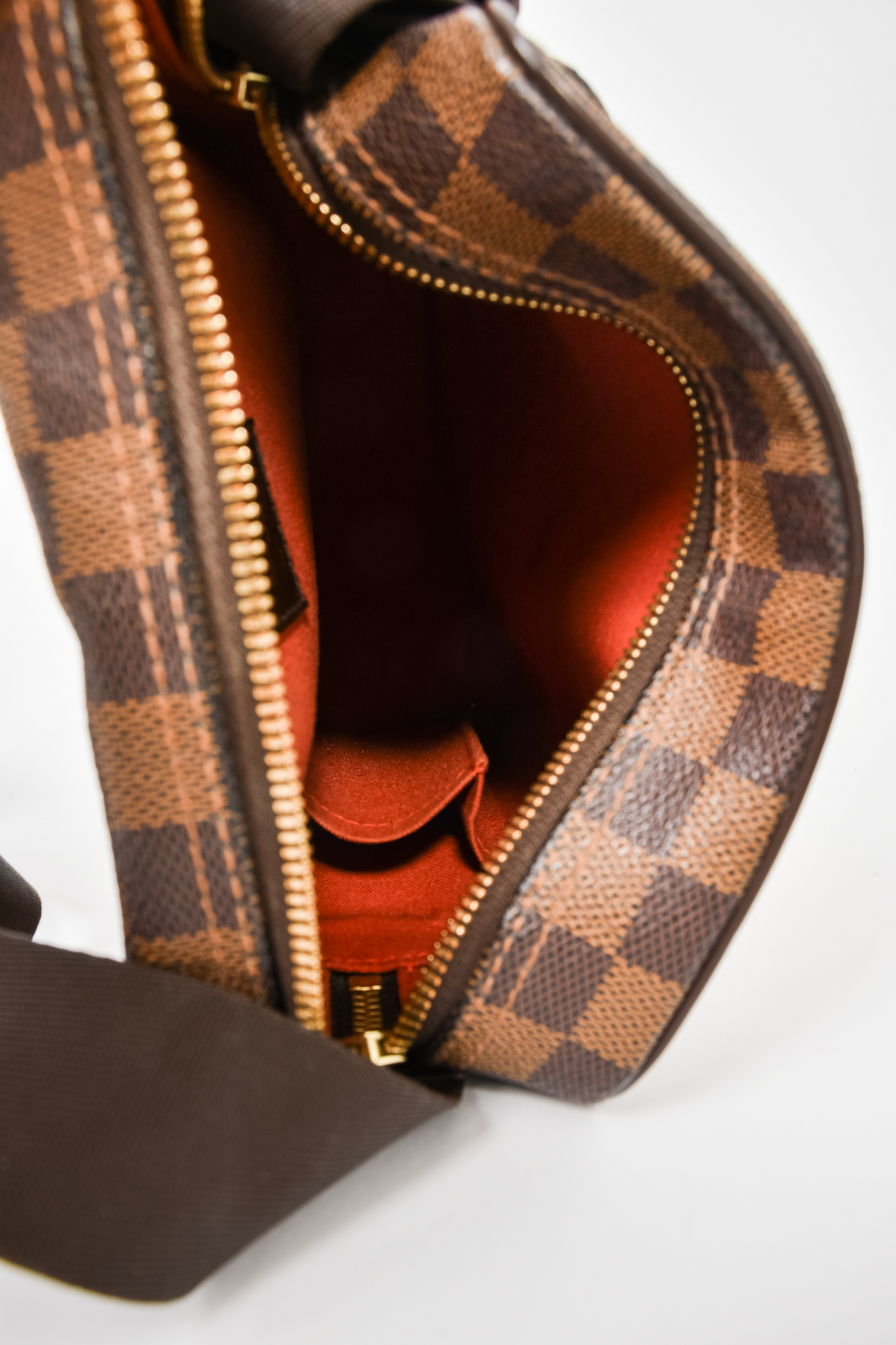 Brown Louis Vuitton Damier Ebene Olav PM Crossbody Bag