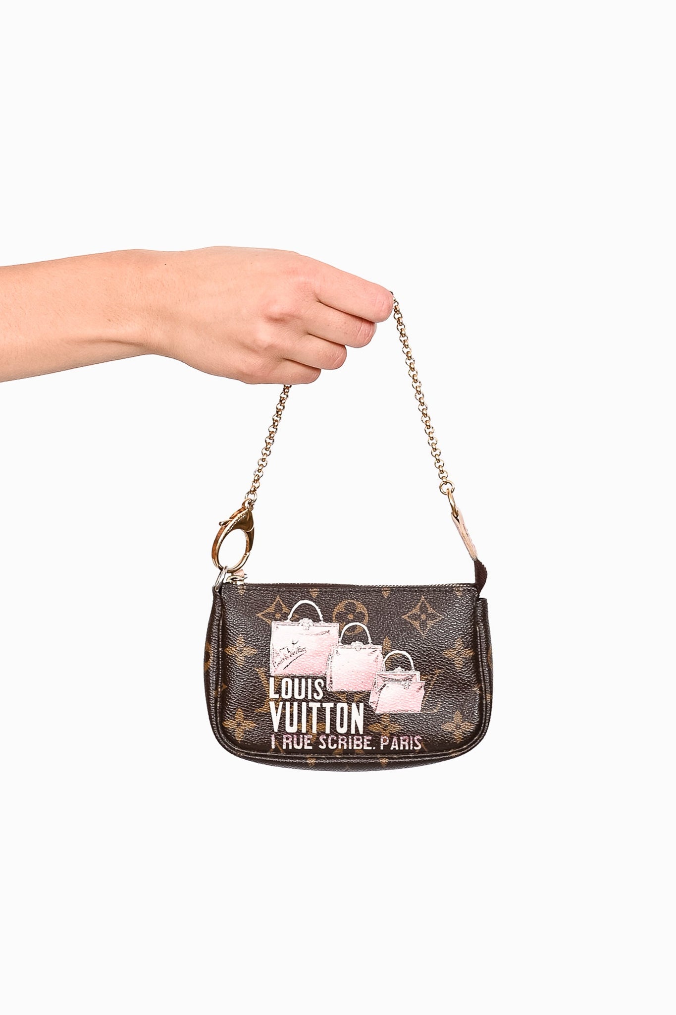 Louis Vuitton 2010 Monogram '1 Rue Scribe, Paris' Pochette – Mine