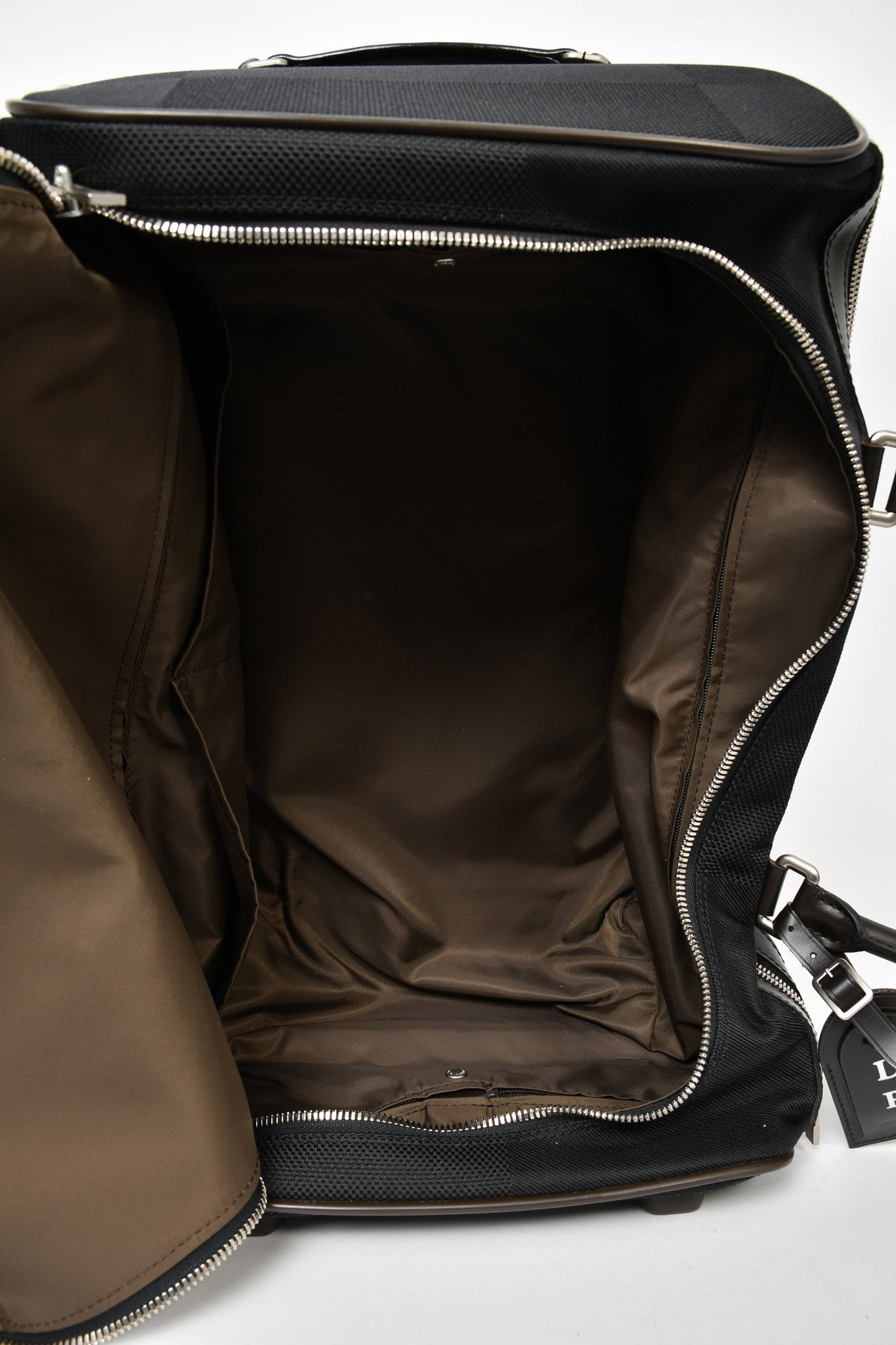 Louis Vuitton 2011 Black Damier Geant Eole 50 Rolling Duffle Bag