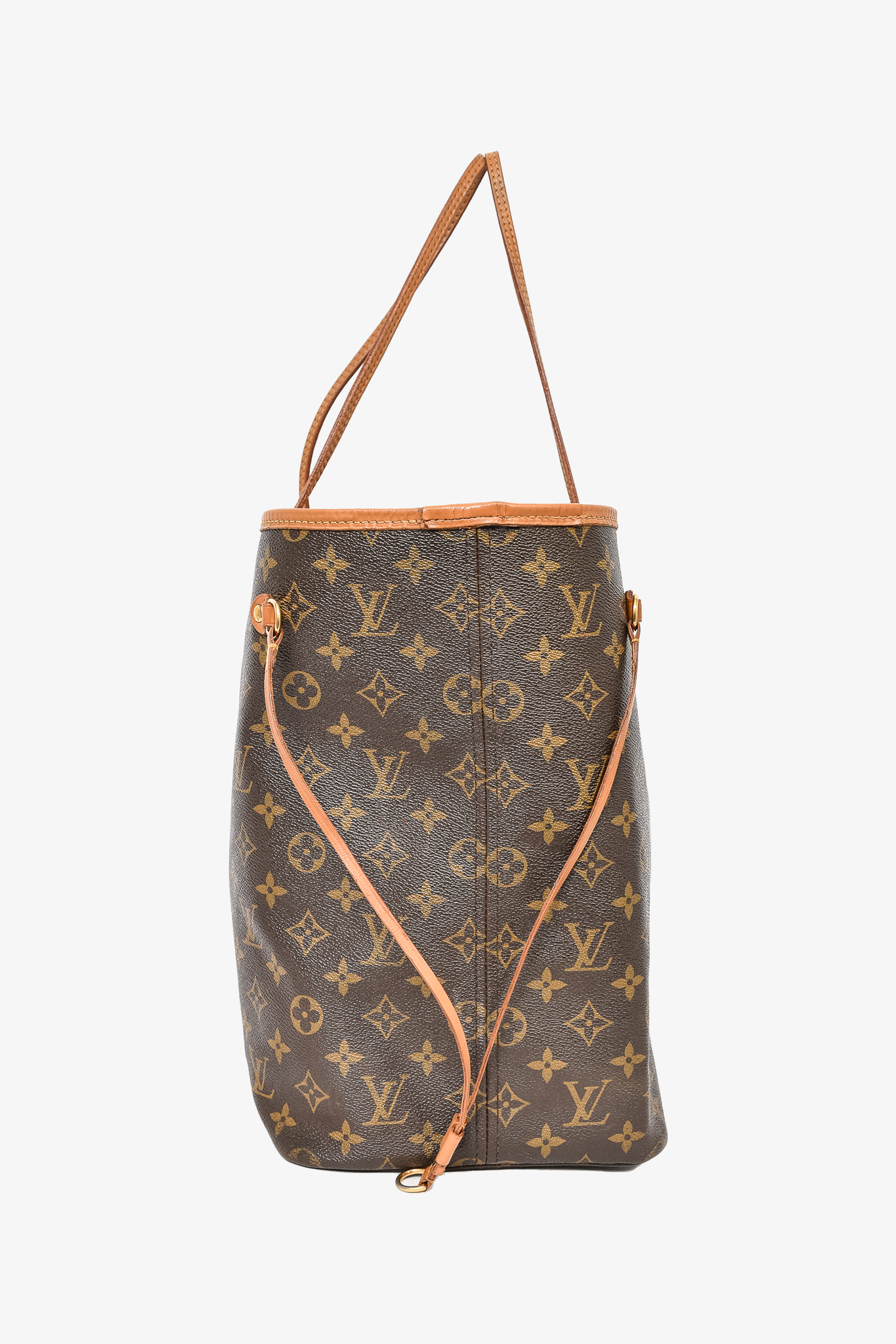 LOUIS VUITTON Neverfull GM Monogram Canvas Tote Bag Brown - 10% Off