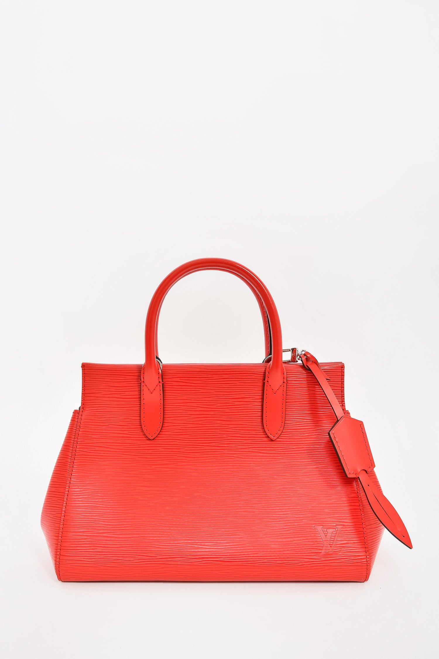 Louis Vuitton 1995 Camellia Red Epi Line Malesherbes Bag · INTO