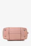 Louis Vuitton 2015 Pink Leather 'Lockit' MM Top Handle with Strap