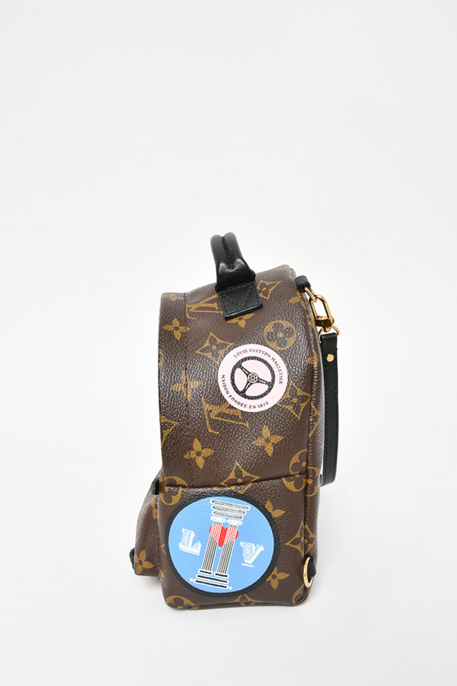Louis Vuitton Monogram Palm Springs Mini My LV World Tour Backpack