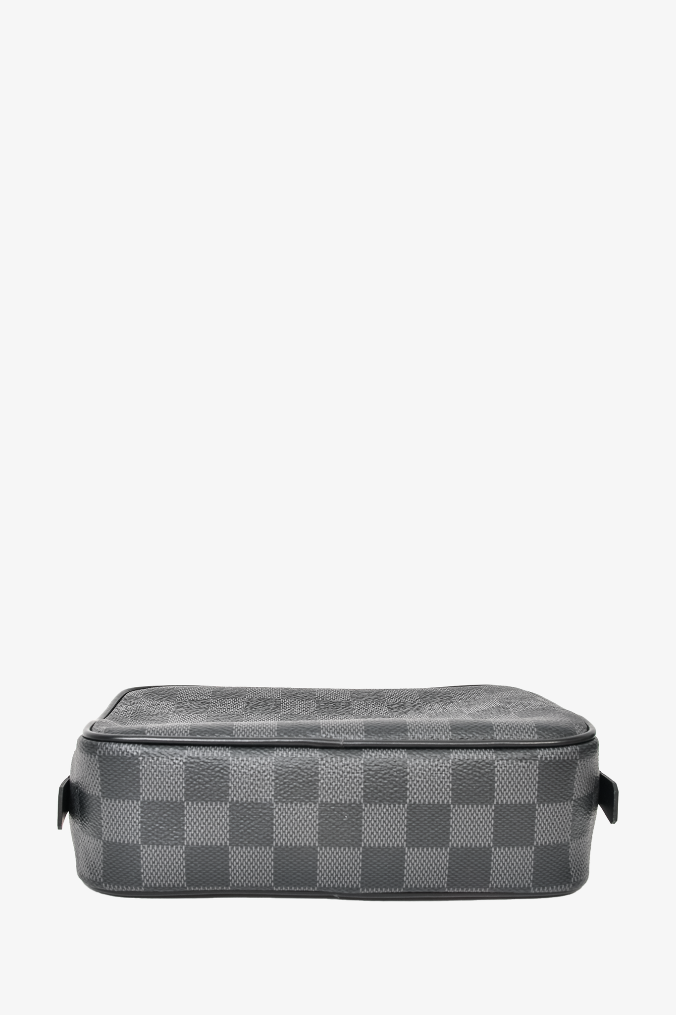 LOUIS VUITTON Toiletry Pouch Damier Graphite Pouch Bag Black