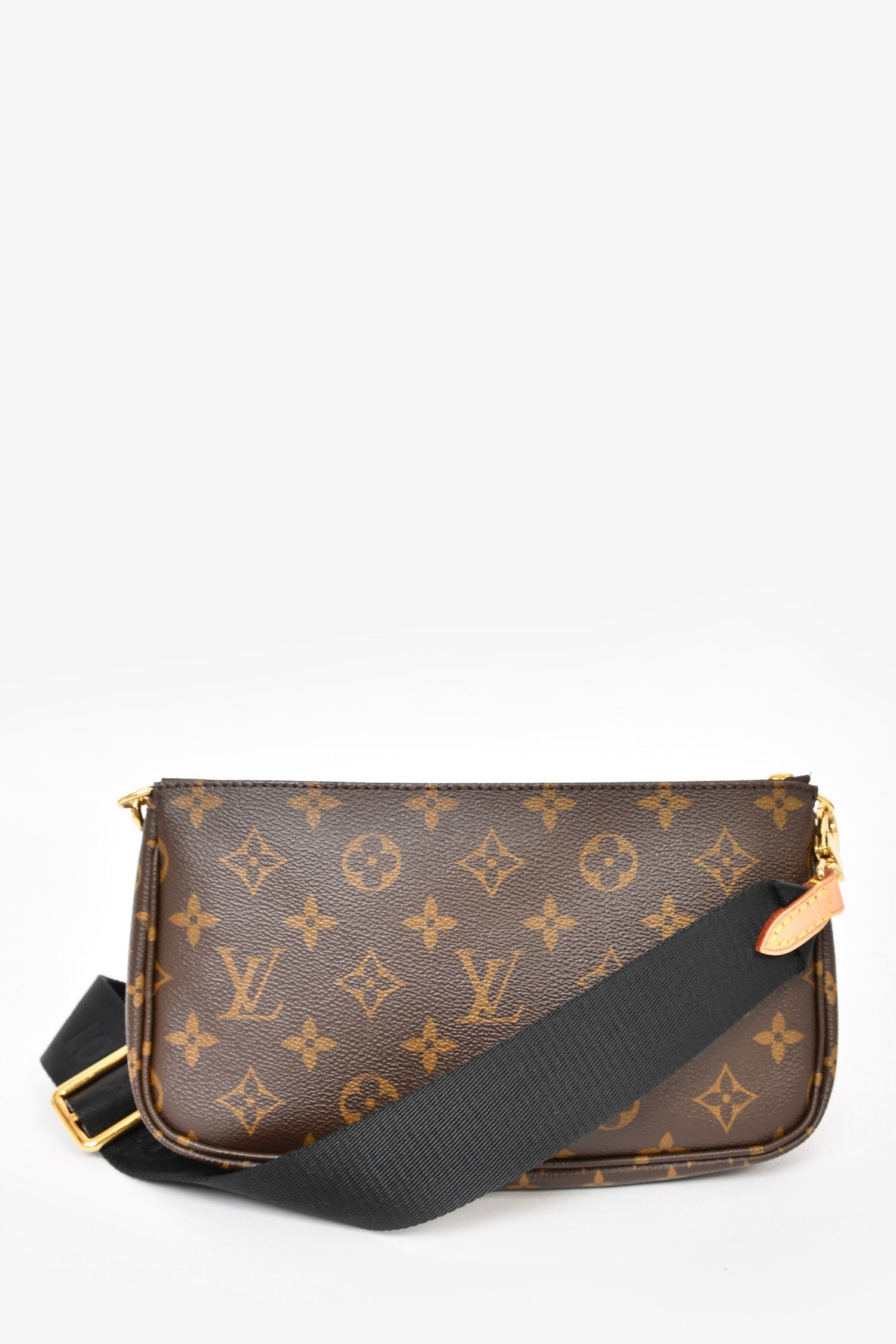 Louis Vuitton 2020 Brown Leather Monogram Multi Pouch Pochette With Bl Mine Yours