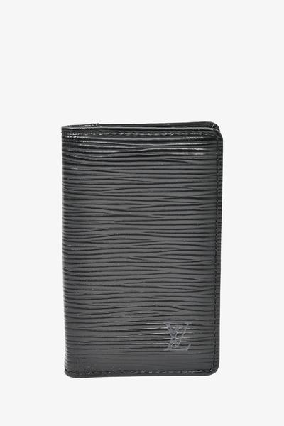 Louis Vuitton Pocket Organizer Black EPI