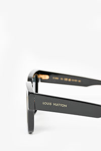 LOUIS VUITTON Escape Square Sunglasses Z1496W Black | FASHIONPHILE