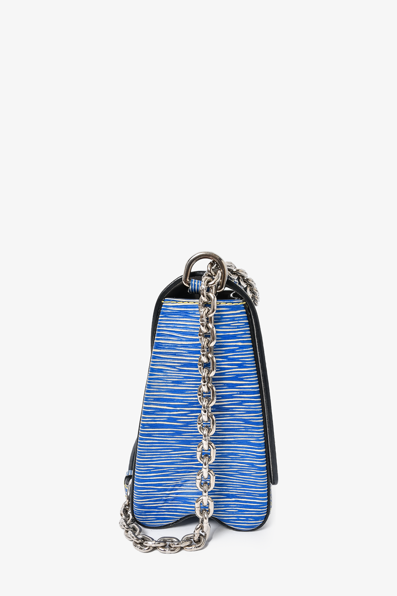 Louis Vuitton Blue Denim Epi Leather 'Twist' MM Shoulder Bag SHW – Mine &  Yours
