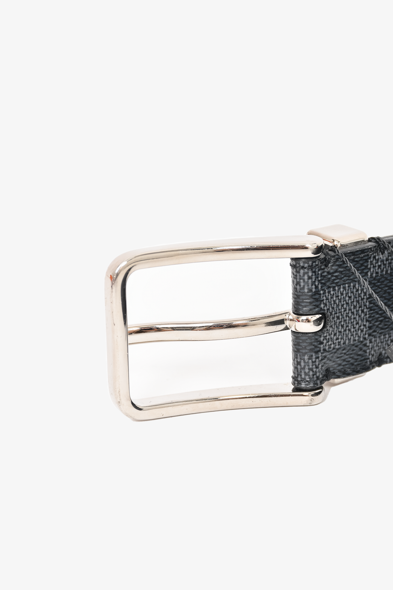 Louis+Vuitton+Damier+Azur+Belt+Size+110%2F44+40mm+Buckle+100+