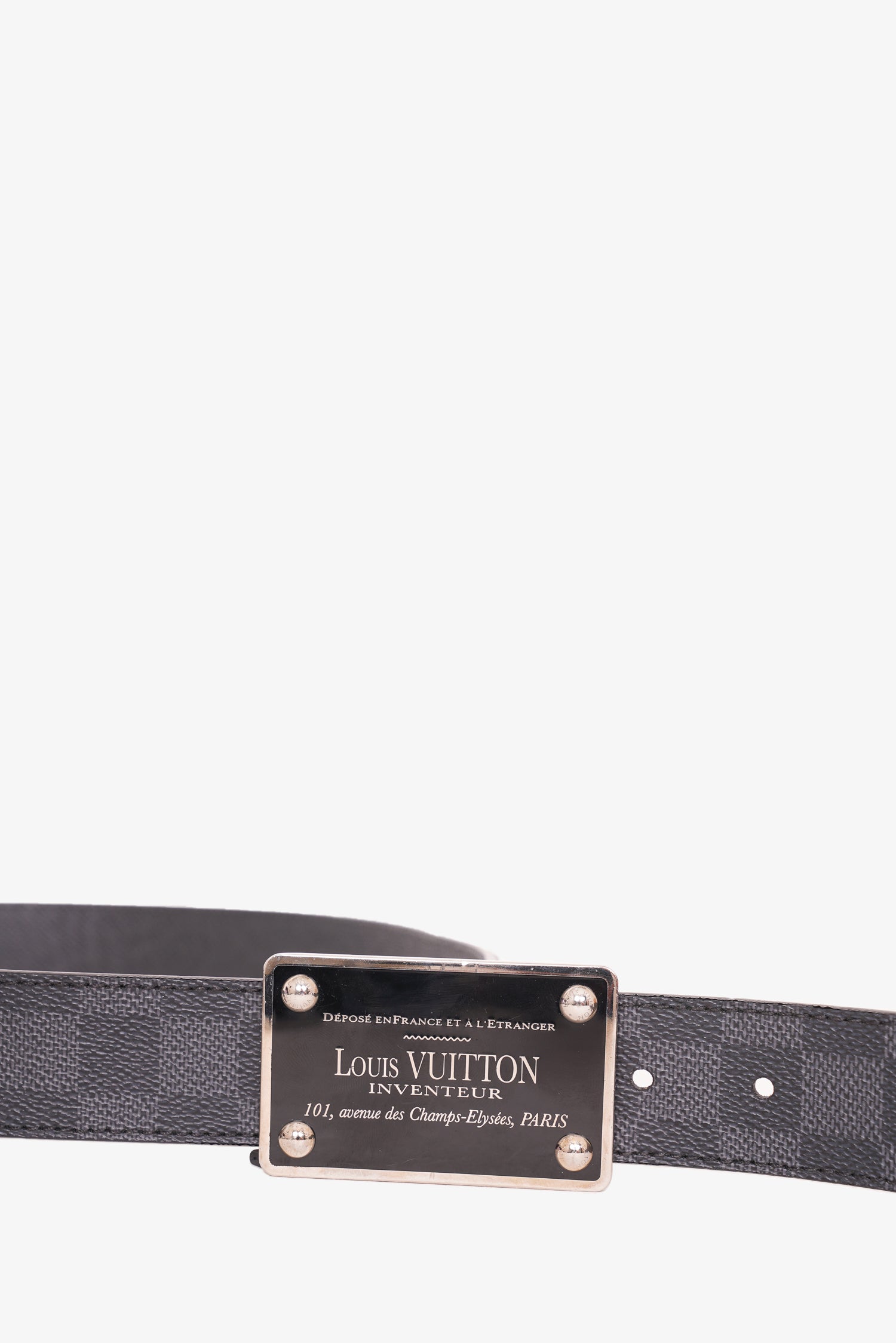 ＬÖuis vuittÖn Damier Graphite deals Belt Sz 95