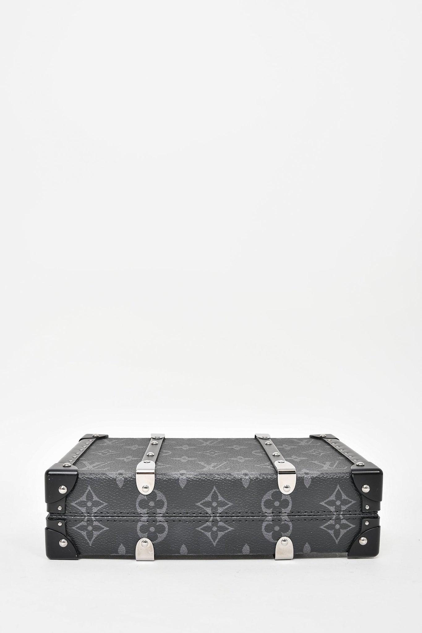 Louis Vuitton Wallet Trunk Clutch Monogram Eclipse Canvas Black