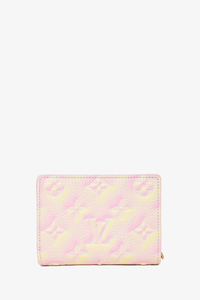 LOUIS VUITTON Empreinte Monogram Summer Stardust Clea Wallet Pink 1213080