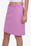 Louis Vuitton Purple Knit Skirt Size S