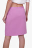 Louis Vuitton Purple Knit Skirt Size S