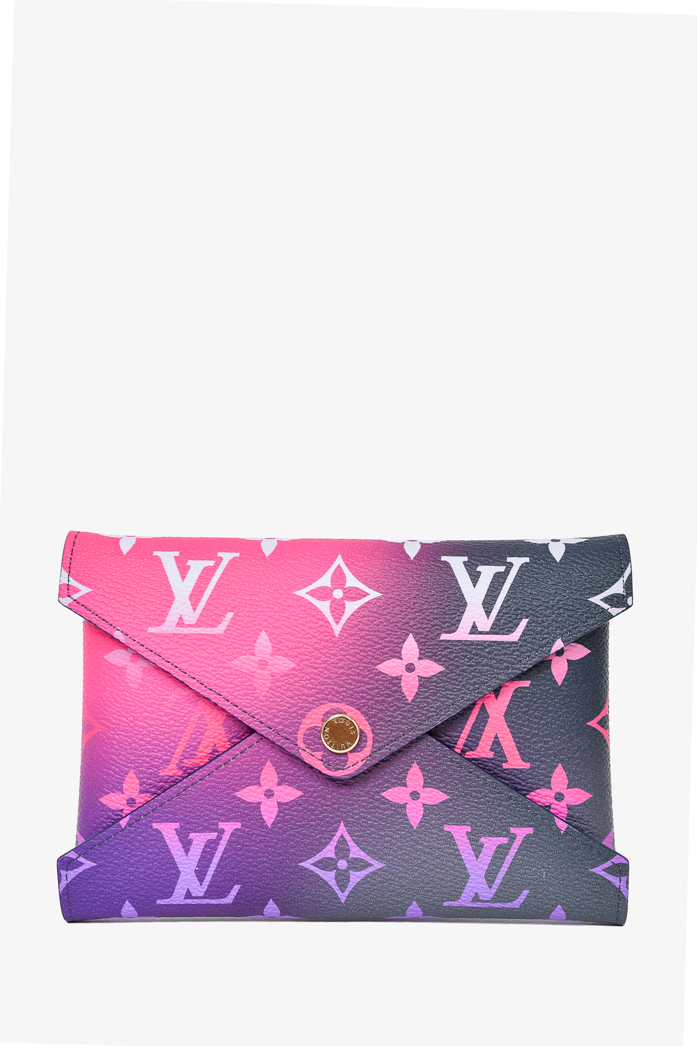 Louis Vuitton Pink/Purple Silk Spring In The City Monogram Square