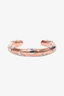 Louis Vuitton Rose Gold/Silver Toned 'Daily' Bangle Bracelet