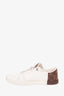 Louis Vuitton White Monogram Leather Line Up Sneaker Size 8