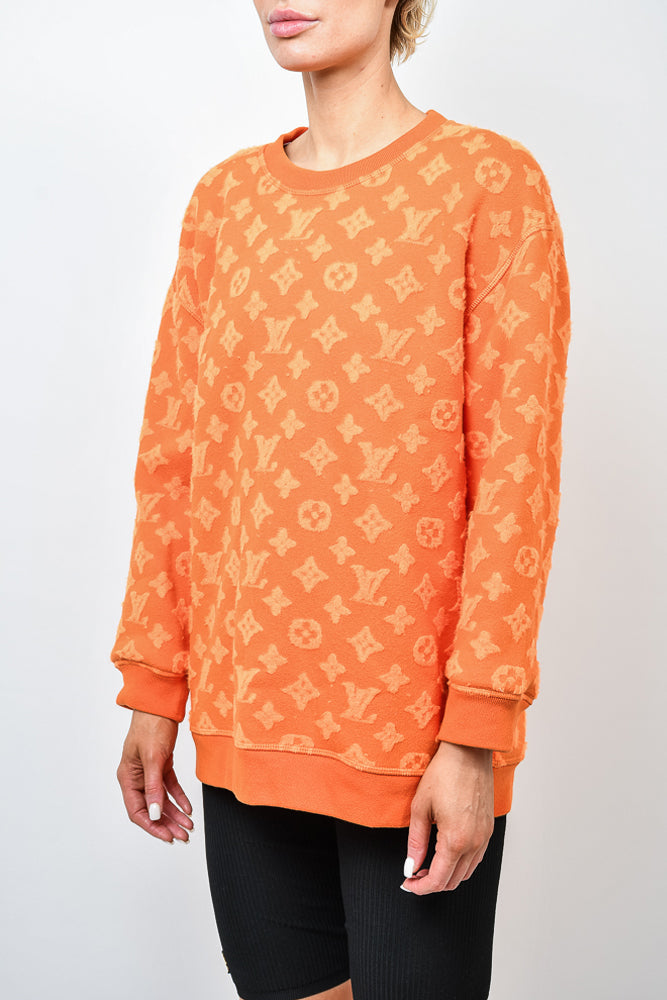 Louis Vuitton Orange Sweatshirt