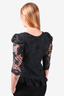 LoveShackFancy Black Lace Top Size S