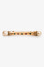 Pre-Loved Chanel™ Gold-Tone Crystal Pearl Bar Brooch