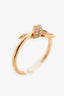 Tiffany & Co. 18K Yellow Gold Diamond Knot Ring