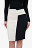 Roland Mouret Black/White Skirt Size 4