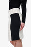 Roland Mouret Black/White Skirt Size 4