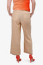 Valentino Brown Linen Trousers Size 44