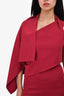 Roland Mouret Bow-Detail Asymmetrical Cady Jumpsuit Est. Size XS