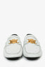 Versace White Leather Loafers Size 42 Mens