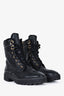 Stuart Weitzman Black Leather Combat Boot Size 6.5