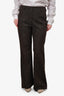 Akris Brown Straight Leg Trousers Size 10