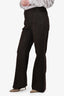 Akris Brown Straight Leg Trousers Size 10