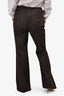 Akris Brown Straight Leg Trousers Size 10